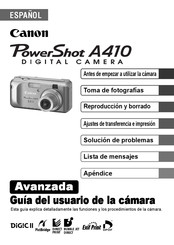 Canon PowerShot A410 Guia Del Usuario