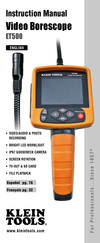 Klein Tools ET500 Manual De Instrucciones