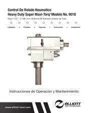 Elliott 9018 Maxi-Torq Instrucciones De Operacion Y Mantenimiento