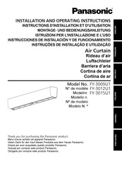 Panasonic FY-3012U1 Instrucciones De Instalación Y De Funcionamiento