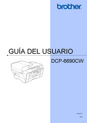 Brother DCP-6690CW Guia Del Usuario