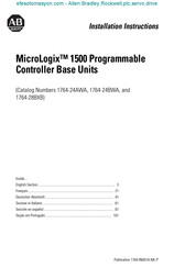 AB Quality MicroLogix 1500 Instrucciones De Instalación