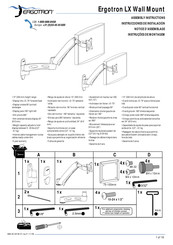 Ergotron Ergotron LX Wall Mount Instrucciones De Instalación