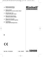 EINHELL NEW GENERATION 41.523.50 Manual De Instrucciones