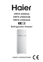 Haier HRFK-250DAAB Instrucciones Para El Usuario