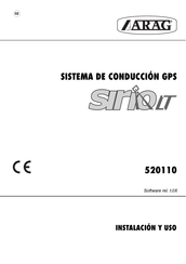 ARAG SIRIO LT 520110 Instalación Y Uso