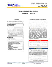 Tecam 4FZX-28 Instrucciones De Instalación, Arranque Y Servicio