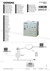 Siemens OZW772.01 Instrucciones De Montaje