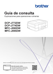 Brother MFC-J890DW Guía De Consulta