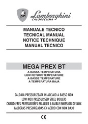 Lamborghini Caloreclima MEGA PREX BT 580 Manual Tecnico