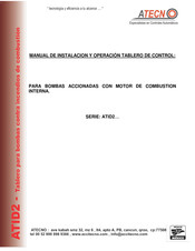 Atecno ATID2 Serie Manual De Instalación Y Operación