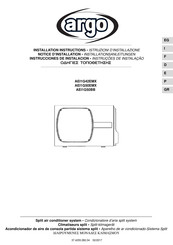 Argo AEI1G42EMX Instrucciones De Instalación