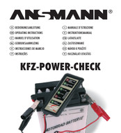 ANSMANN KFZ-POWER-CHECK Instrucciones De Manejo