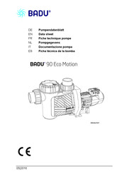 Speck pumpen BADU 90 Eco Motion Ficha Técnica