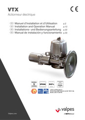 Watts VALPES VT Serie Manual De Instalación Y Funcionamiento