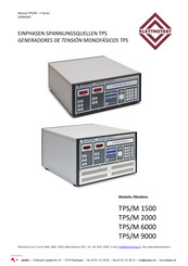 DATATEC Elettrotest TPS/M 1500 Manual Del Usuario