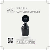 andi be free WIRELESS CUPHOLDER CHARGER Manual Del Usuario