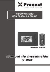 Pronext VI-450 Manual De Instalacion Y Uso