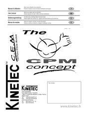 Kinetec CPM concept Manual De Empleo