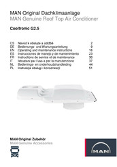 Man Cooltronic G2.5 Instrucciones De Manejo Y De Mantenimiento