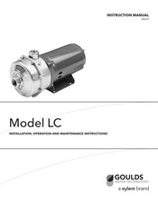 Xylem Goulds LC Manual De Instruccion