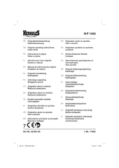 HERKULES H-F 1000 Manual De Instrucciones Original