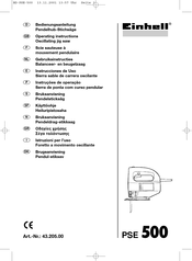 EINHELL PSE 500 Instrucciones De Uso