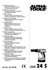 ALPHA-TOOLS ASE 24 S Manual De Instrucciones