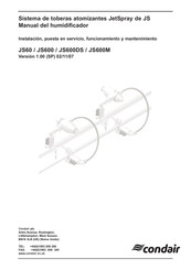 Condair JetSpray JS600M Manual De Instrucciones