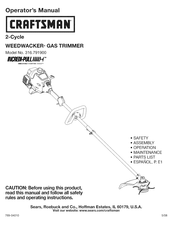 Craftsman 316.791900 Manual Del Operador