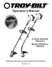 Troy-Bilt Manual del Usuario Manual Del Operador