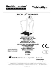 Health O Meter PROPLUS 2101KGWA Instrucciones De Uso