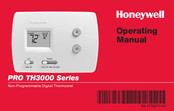 Honeywell PRO TH3000 Serie Manual De Funcionamiento