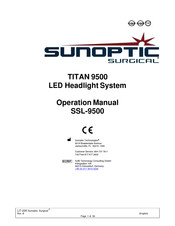 Sunoptic Technologies SSL-9500 Manual De Operación