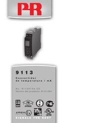 PR electronics 9113 Manual Del Usuario