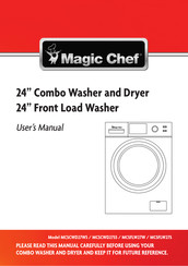 Magic Chef MCSFLW27S Manual Del Usuario