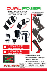 KLAN DUAL POWER K-KIT-BAT-12V-3A Instrucciones De Uso