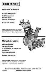 Craftsman 536.887752 El Manual Del Propietario