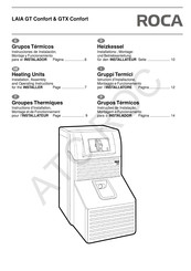 Roca LAIA GT Confort Serie Instrucciones De Instalación, Montaje Y Funcionamiento Para El Instalador