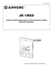 Aiphone JK-1MED Manual De Instalación Y Operación