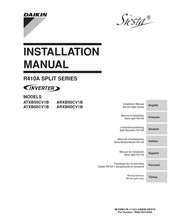 Daikin Siesta ARXB60CV1B Manual De Instalación