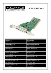 König Electronic CMP-SOUNDCAR31 Manual De Uso