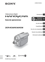 Sony HANDYCAM DCR-HC46 Guía De Operaciónes