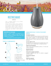 Ellia REFRESQUE Manual De Instrucciones