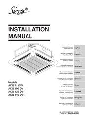 Siesta ACQ 100 CV1 Manual De Instalación