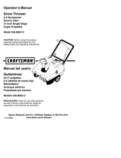 Craftsman 536.885213 Manual Del Usario