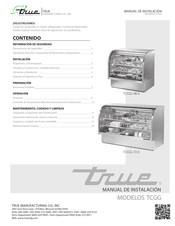 True TCGG Serie Manual De Instalación