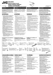 JVC KD-AVX1 Manual De Instalación/Conexion