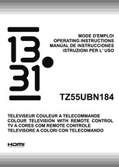 1331 TZ55UBN184 Manual De Instrucciones