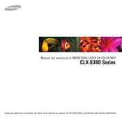 Samsung CLX-8380 Serie Manual Del Usuario